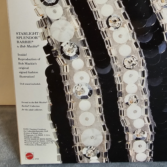 Rare Bob Mackie Starlight Spendor Barbie Doll 1991 - Picture 7 of 8